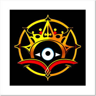 Imperial Vision Emblem - Crowned Insight Crest Posters and Art